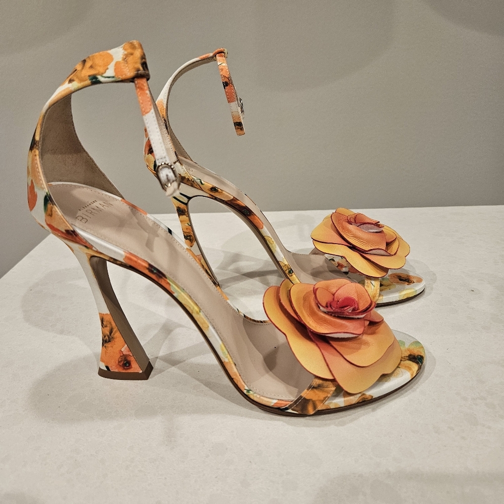 Birman Orange Floral Women's Heels